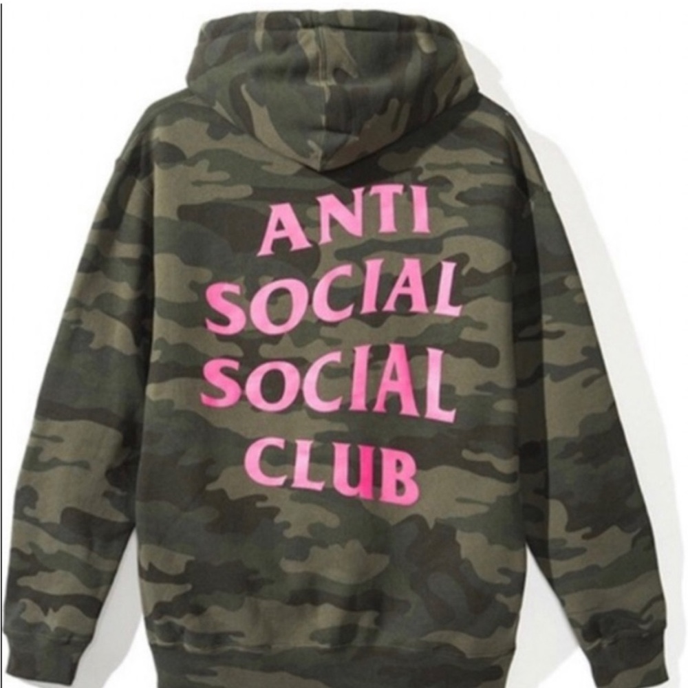 Anti Social Social Club "Break Me Camo" Hoodie - Picture 3 of 3